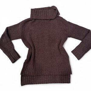 Altar’d State Turtleneck Sweater M Brown Cozy Pull Over Minimalism